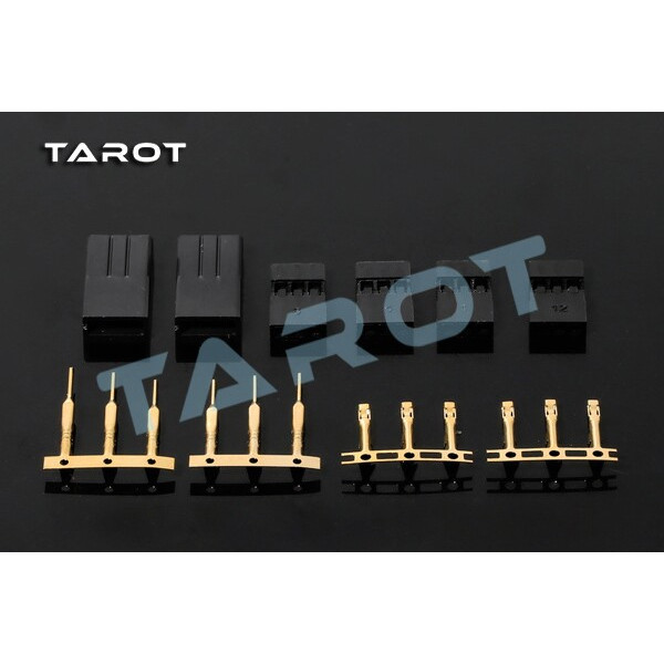 Комплект коннекторов Tarot для сервоприводов JR мама 2шт + папа 4шт (TL2896-02)
